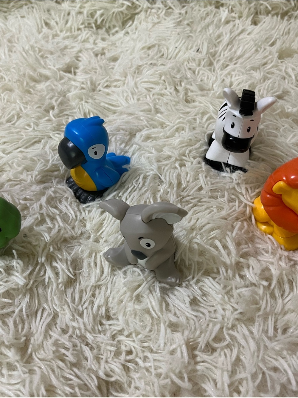 Little People Koala zebra parrot lion turtle - Small Pets Collection